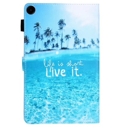 For Samsung Galaxy Tab A9+ X210 / X215 / X216B PU Leather Stand Cover Smart Pattern Tablet Case