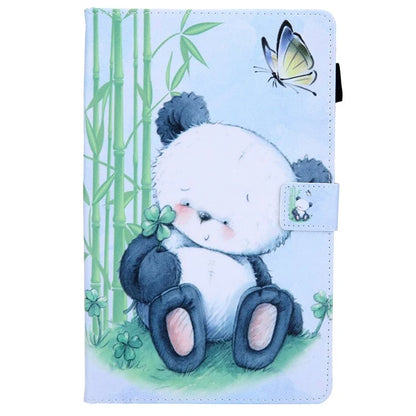For Samsung Galaxy Tab A9+ X210 / X215 / X216B PU Leather Stand Cover Smart Pattern Tablet Case