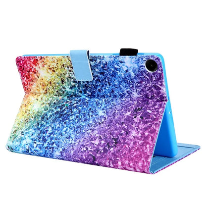For Samsung Galaxy Tab A9+ X210 / X215 / X216B PU Leather Stand Cover Smart Pattern Tablet Case