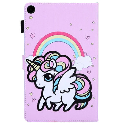 For Samsung Galaxy Tab A9+ X210 / X215 / X216B PU Leather Stand Cover Smart Pattern Tablet Case