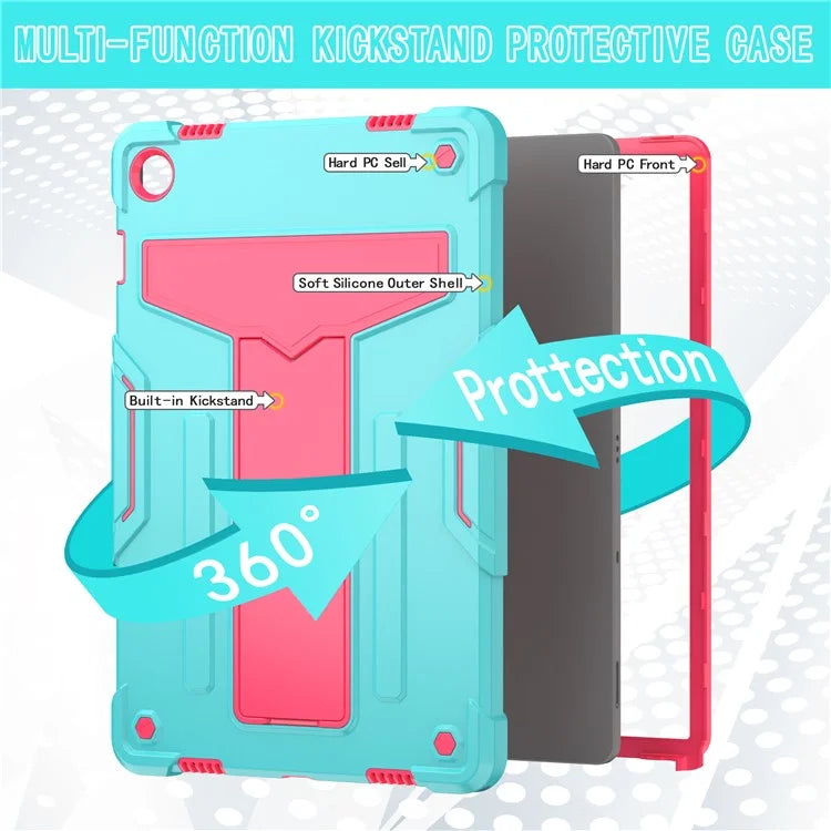 For Samsung Galaxy Tab A9+ Shockproof  Case T-Shaped Kickstand Tablet Cover