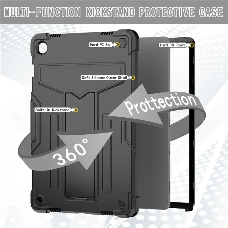 For Samsung Galaxy Tab A9+ Shockproof  Case T-Shaped Kickstand Tablet Cover