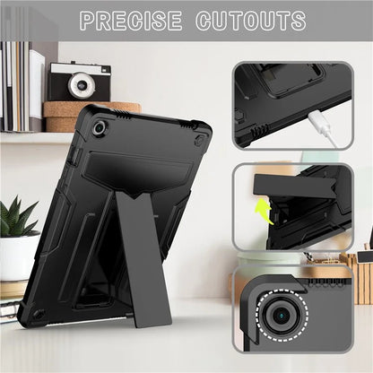 For Samsung Galaxy Tab A9+ Shockproof  Case T-Shaped Kickstand Tablet Cover