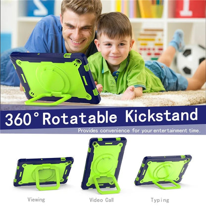 For Samsung Galaxy Tab A9+ Handle Kickstand Cover Rugged Protective Tablet Case with Shoulder Strap
