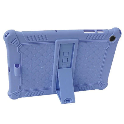 For Samsung Galaxy Tab A9+ X210 / X215 / X216 Silicone Case Retro Texture Kickstand Tablet Cover