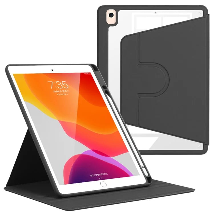 For iPad 10.2 (2019) / (2020) / (2021) / Pro 10.5-inch (2017) / Air 10.5 inch (2019) Folio Rotary Stand Cover Auto Wake / Sleep Tablet Case