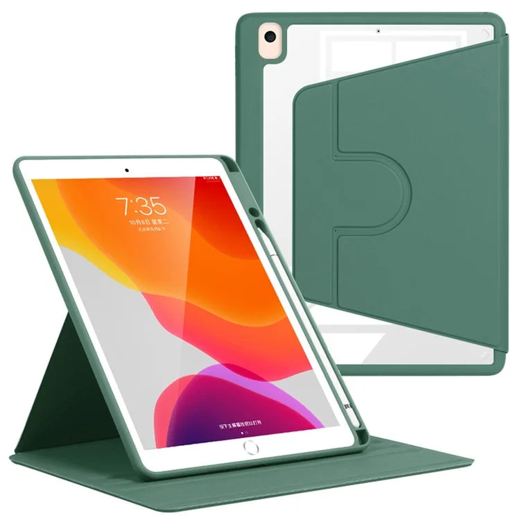 For iPad 10.2 (2019) / (2020) / (2021) / Pro 10.5-inch (2017) / Air 10.5 inch (2019) Folio Rotary Stand Cover Auto Wake / Sleep Tablet Case