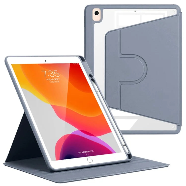 For iPad 10.2 (2019) / (2020) / (2021) / Pro 10.5-inch (2017) / Air 10.5 inch (2019) Folio Rotary Stand Cover Auto Wake / Sleep Tablet Case