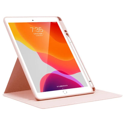 For iPad 10.2 (2019) / (2020) / (2021) / Pro 10.5-inch (2017) / Air 10.5 inch (2019) Folio Rotary Stand Cover Auto Wake / Sleep Tablet Case