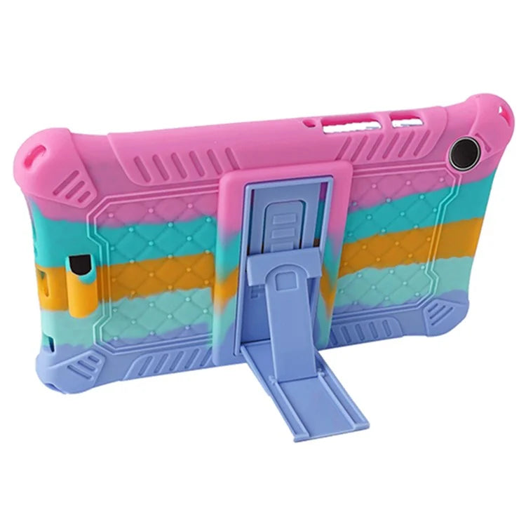 For Samsung Galaxy Tab A9 Soft Skin Silicone Case Kickstand Protective Tablet Cover