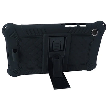 For Samsung Galaxy Tab A9 Soft Skin Silicone Case Kickstand Protective Tablet Cover