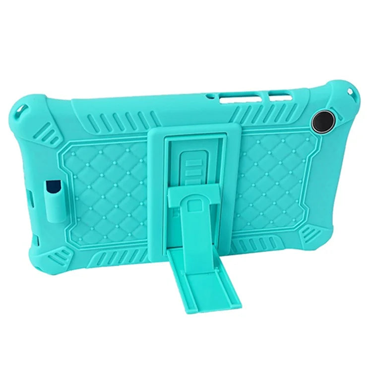 For Samsung Galaxy Tab A9 Soft Skin Silicone Case Kickstand Protective Tablet Cover