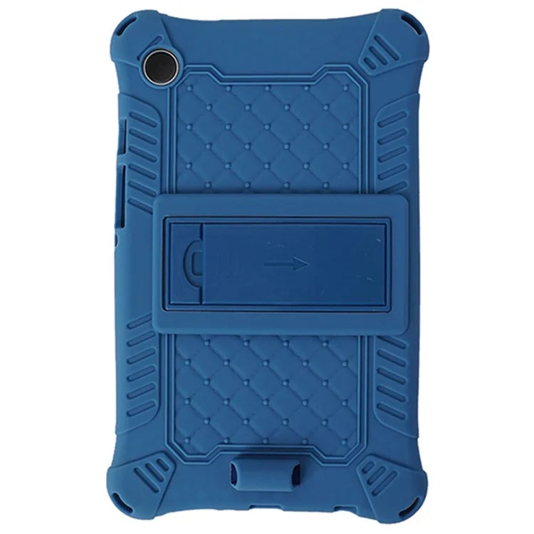 For Samsung Galaxy Tab A9 Soft Skin Silicone Case Kickstand Protective Tablet Cover