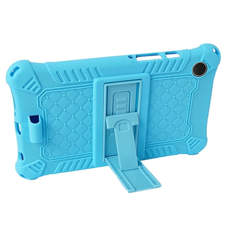 For Samsung Galaxy Tab A9 Soft Skin Silicone Case Kickstand Protective Tablet Cover