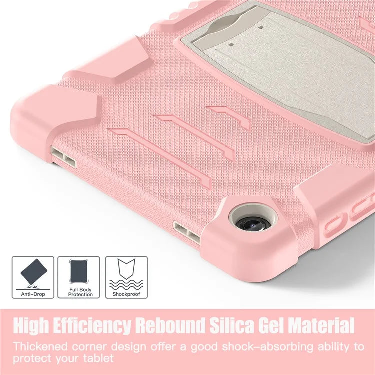 For Samsung Galaxy Tab A9+ Tablet Case Shockproof PC+Silicone Protective Cover with Kickstand