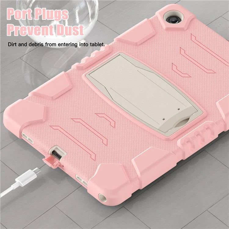 For Samsung Galaxy Tab A9+ Tablet Case Shockproof PC+Silicone Protective Cover with Kickstand