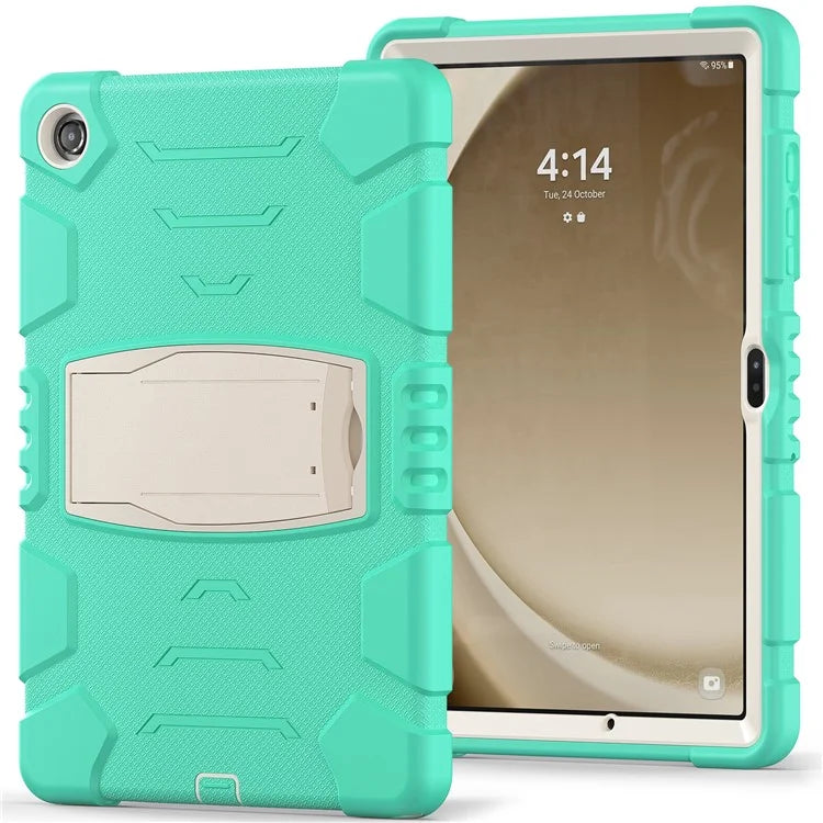 For Samsung Galaxy Tab A9+ Tablet Case Shockproof PC+Silicone Protective Cover with Kickstand