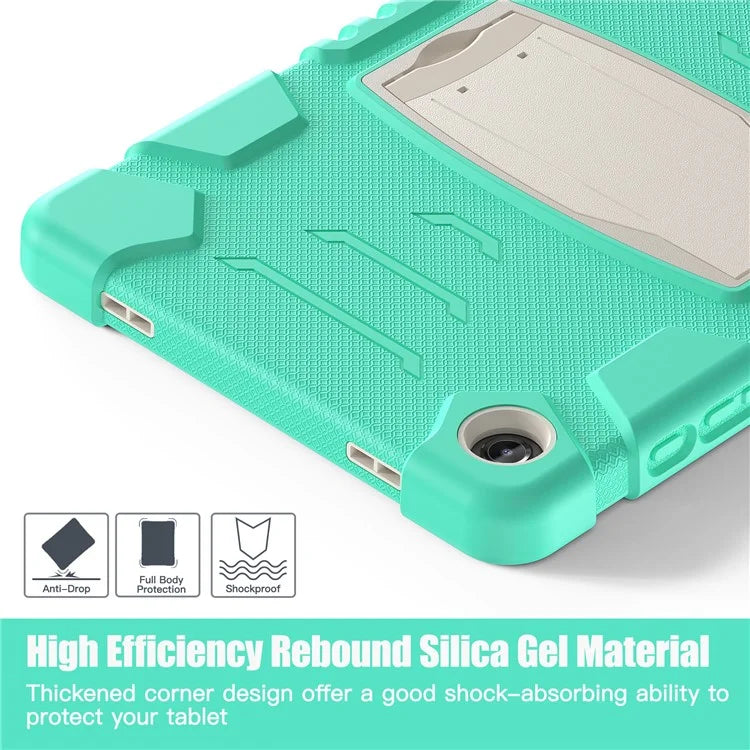 For Samsung Galaxy Tab A9+ Tablet Case Shockproof PC+Silicone Protective Cover with Kickstand
