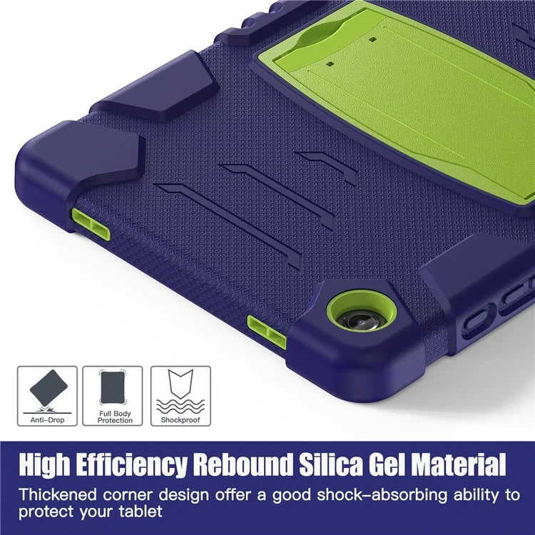 For Samsung Galaxy Tab A9+ Tablet Case Shockproof PC+Silicone Protective Cover with Kickstand