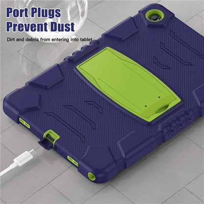 For Samsung Galaxy Tab A9+ Tablet Case Shockproof PC+Silicone Protective Cover with Kickstand