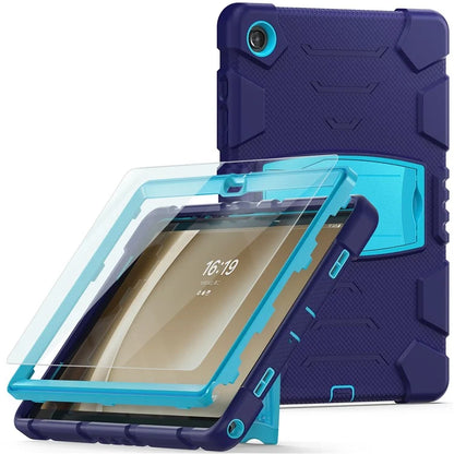 For Samsung Galaxy Tab A9+ Tablet Case Shockproof PC+Silicone Protective Cover with Kickstand