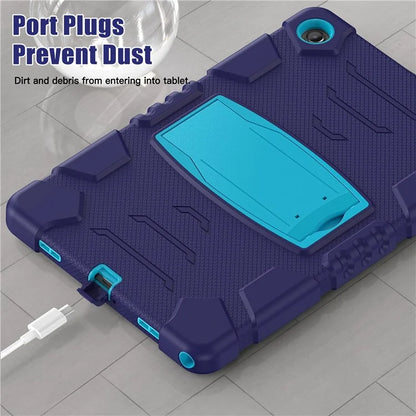 For Samsung Galaxy Tab A9+ Tablet Case Shockproof PC+Silicone Protective Cover with Kickstand