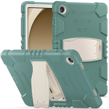 For Samsung Galaxy Tab A9+ Tablet Case Shockproof PC+Silicone Protective Cover with Kickstand