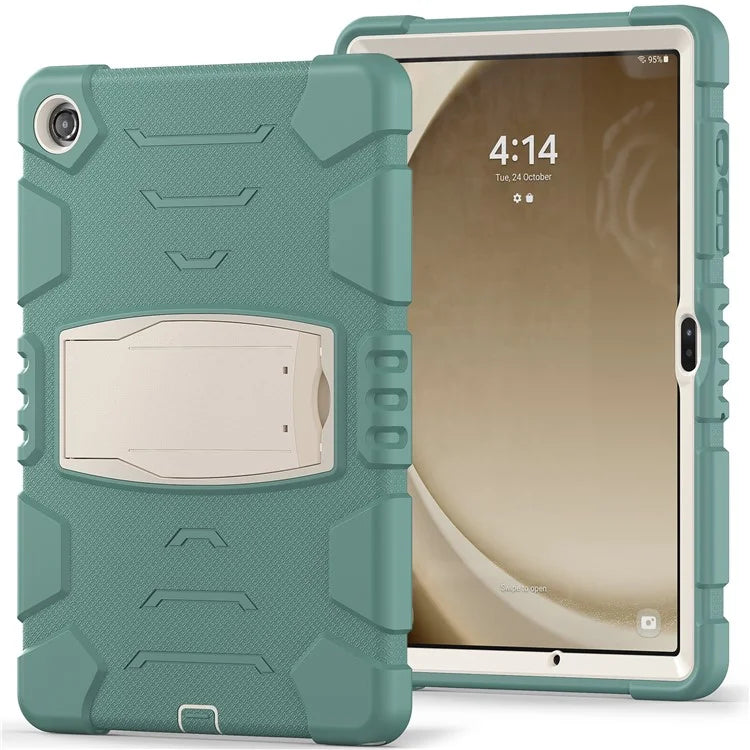 For Samsung Galaxy Tab A9+ Tablet Case Shockproof PC+Silicone Protective Cover with Kickstand