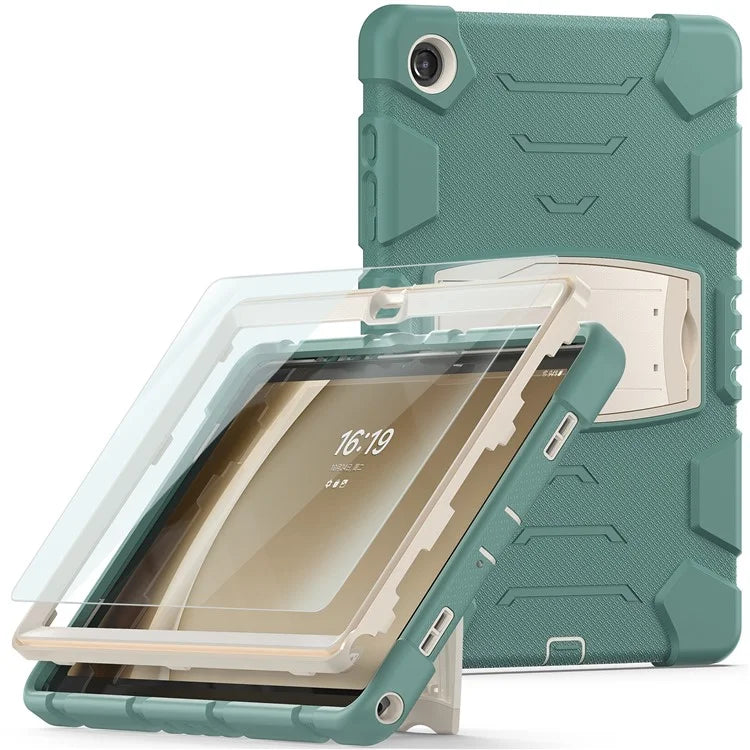 For Samsung Galaxy Tab A9+ Tablet Case Shockproof PC+Silicone Protective Cover with Kickstand