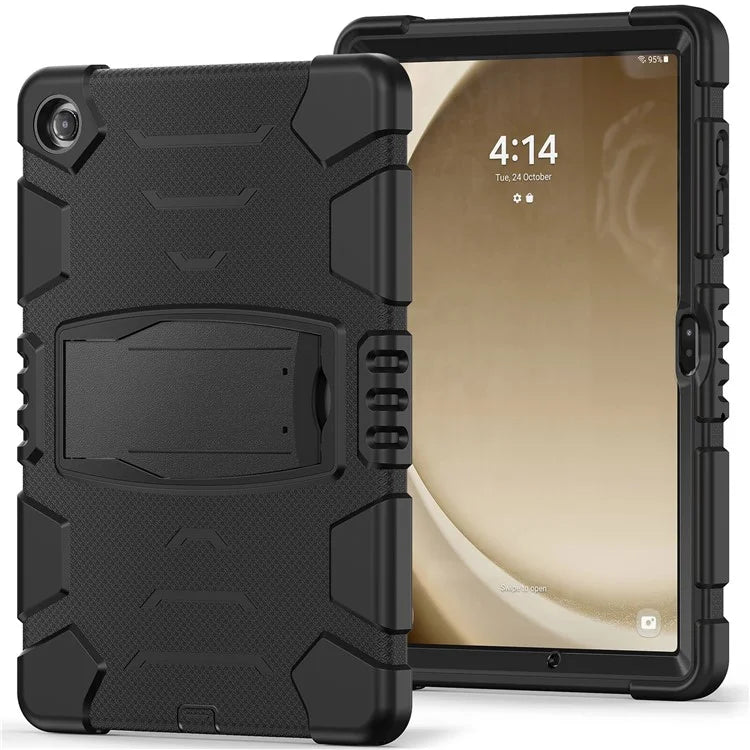 For Samsung Galaxy Tab A9+ Tablet Case Shockproof PC+Silicone Protective Cover with Kickstand