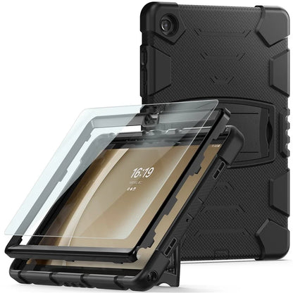 For Samsung Galaxy Tab A9+ Tablet Case Shockproof PC+Silicone Protective Cover with Kickstand