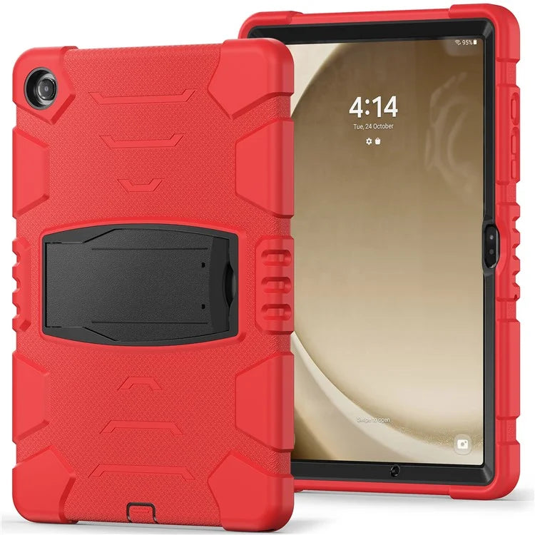 For Samsung Galaxy Tab A9+ Tablet Case Shockproof PC+Silicone Protective Cover with Kickstand