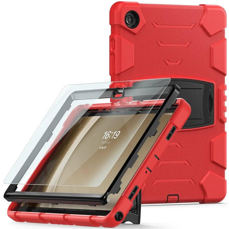 For Samsung Galaxy Tab A9+ Tablet Case Shockproof PC+Silicone Protective Cover with Kickstand