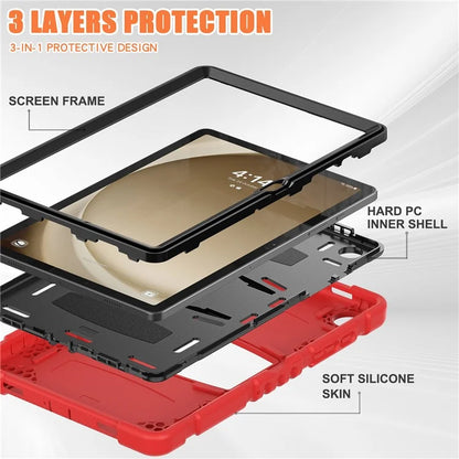 For Samsung Galaxy Tab A9+ Tablet Case Shockproof PC+Silicone Protective Cover with Kickstand