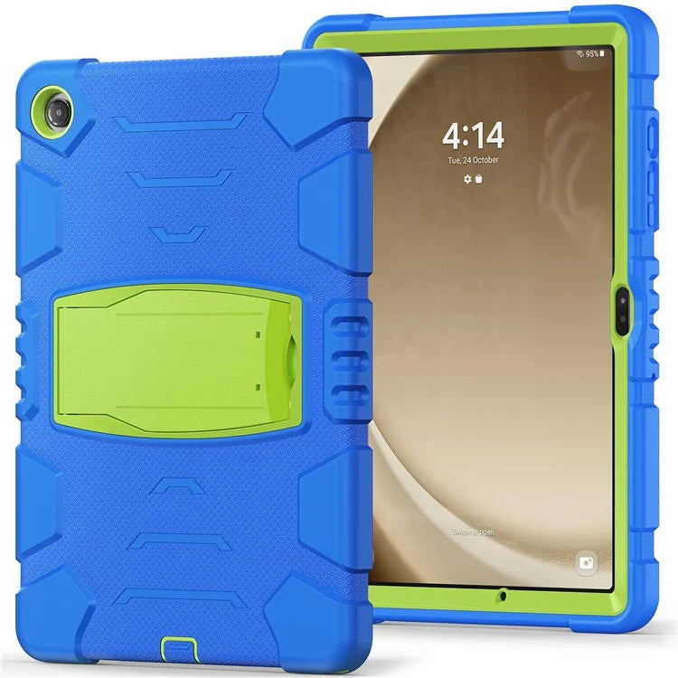 For Samsung Galaxy Tab A9+ Tablet Case Shockproof PC+Silicone Protective Cover with Kickstand