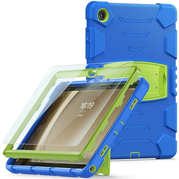For Samsung Galaxy Tab A9+ Tablet Case Shockproof PC+Silicone Protective Cover with Kickstand