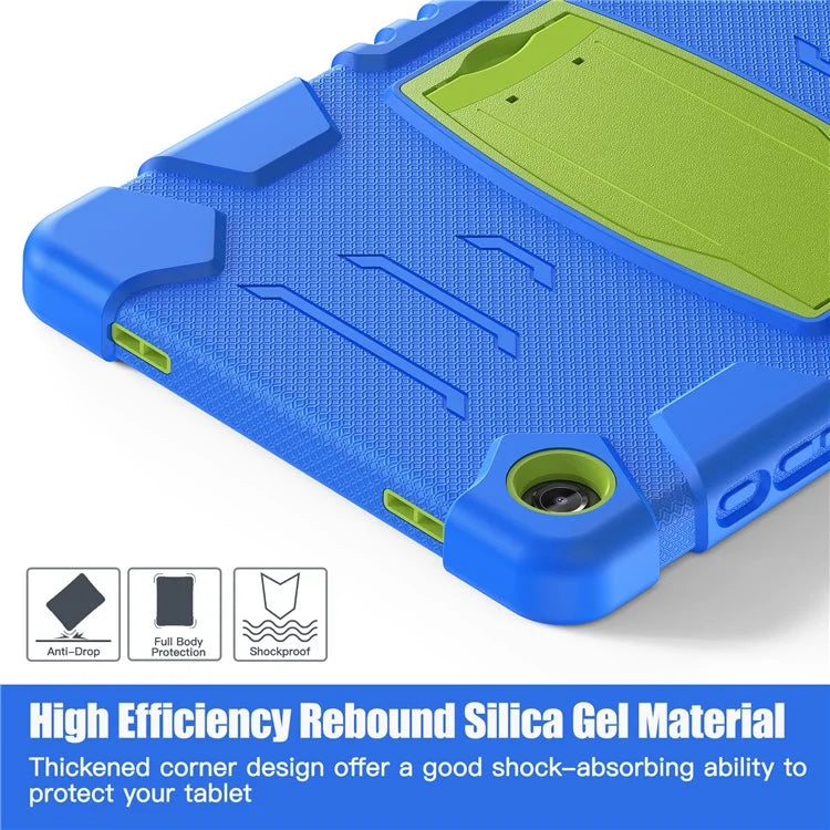 For Samsung Galaxy Tab A9+ Tablet Case Shockproof PC+Silicone Protective Cover with Kickstand