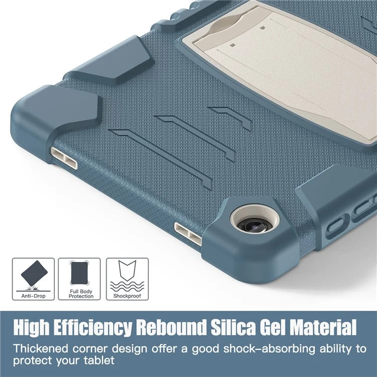 For Samsung Galaxy Tab A9+ Tablet Case Shockproof PC+Silicone Protective Cover with Kickstand