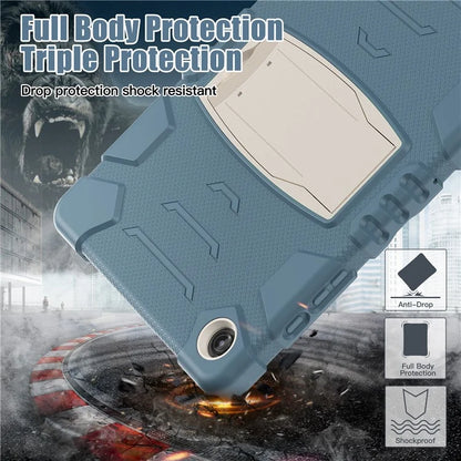 For Samsung Galaxy Tab A9+ Tablet Case Shockproof PC+Silicone Protective Cover with Kickstand