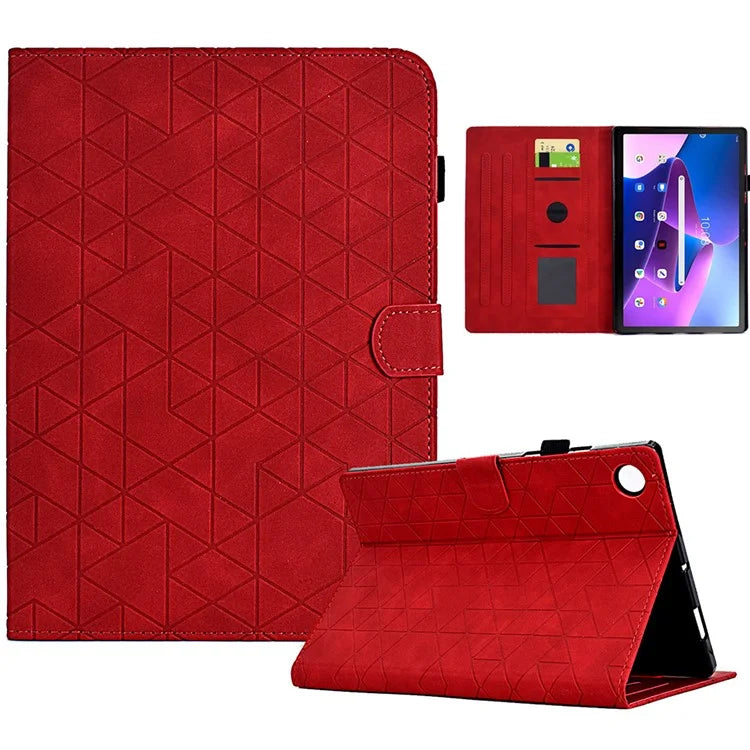 For Lenovo Tab M10 Plus (3rd Gen) Case Card Slots Tablet Leather Cover