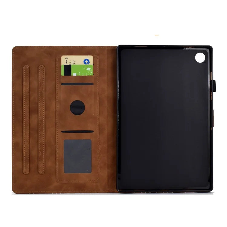 For Lenovo Tab M10 Plus (3rd Gen) Case Card Slots Tablet Leather Cover
