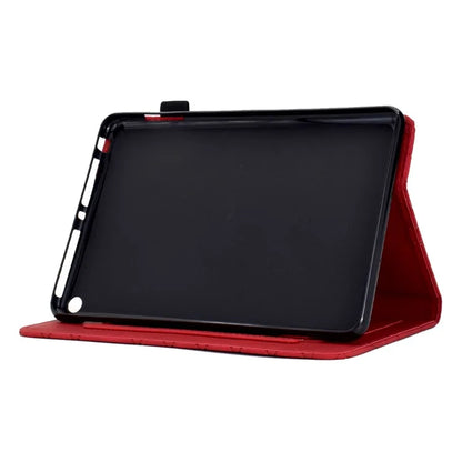 For Amazon Fire HD 8 (2022) /  Fire HD 8 Plus (2022) Case Anti-drop Leather Tablet Cover with Stand and Card Holder