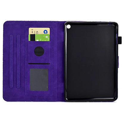 For Amazon Fire HD 8 (2022) /  Fire HD 8 Plus (2022) Case Anti-drop Leather Tablet Cover with Stand and Card Holder
