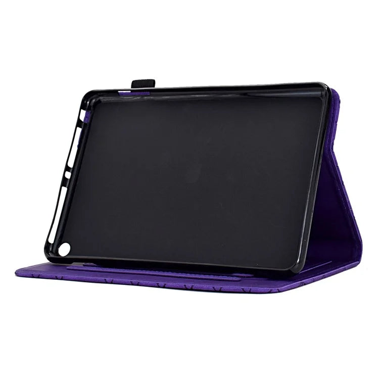 For Amazon Fire HD 8 (2022) /  Fire HD 8 Plus (2022) Case Anti-drop Leather Tablet Cover with Stand and Card Holder