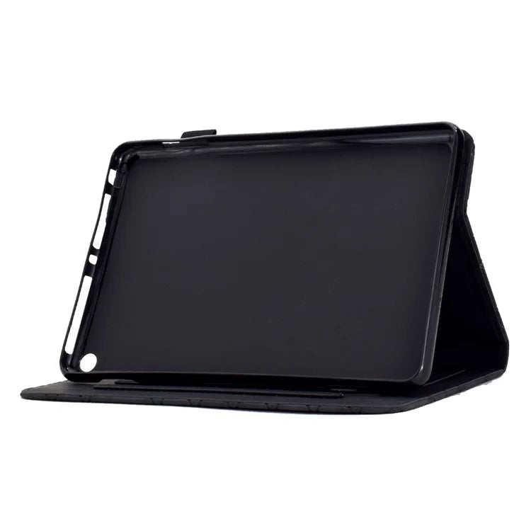 For Amazon Fire HD 8 (2022) /  Fire HD 8 Plus (2022) Case Anti-drop Leather Tablet Cover with Stand and Card Holder
