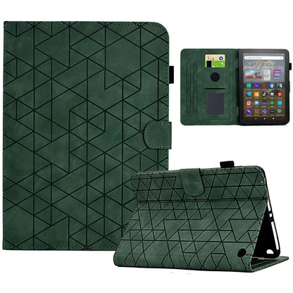 For Amazon Fire HD 8 (2022) /  Fire HD 8 Plus (2022) Case Anti-drop Leather Tablet Cover with Stand and Card Holder