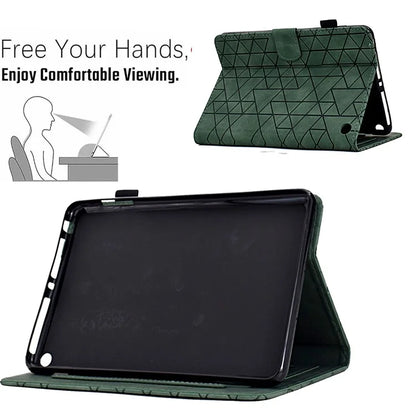 For Amazon Fire HD 8 (2022) /  Fire HD 8 Plus (2022) Case Anti-drop Leather Tablet Cover with Stand and Card Holder