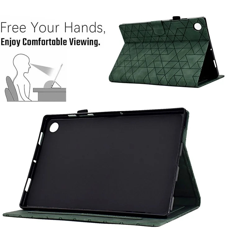 For Samsung Galaxy Tab A9+ Leather Case Card Holder Tablet Cover