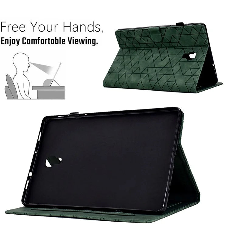 For Samsung Galaxy Tab A 10.5 (2018) T590 T595 PU Leather Case Card Slot Protective Tablet Cover