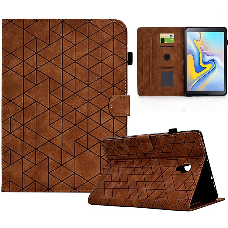 For Samsung Galaxy Tab A 10.5 (2018) T590 T595 PU Leather Case Card Slot Protective Tablet Cover